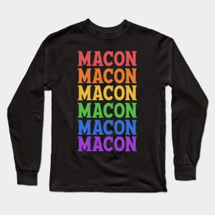 MACON TRAVEL DESTINATION Long Sleeve T-Shirt